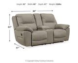 Next-Gen Gaucho Reclining Loveseat with Console - 5420394