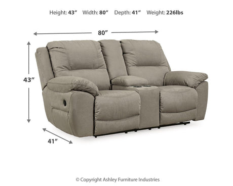 Next-Gen Gaucho Reclining Loveseat with Console - 5420394