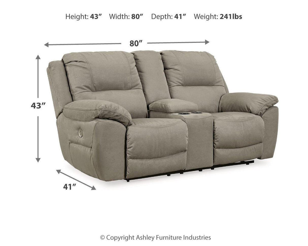 Next-Gen Gaucho Power Reclining Loveseat with Console - 5420396