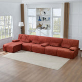 Oversized Sectional Sofa, Living Room Seating With Modular Design