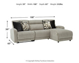 Colleyville 3-Piece Power Reclining Sectional with Chaise - 54405S2