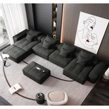 Modern Oversized Diy Combination, Modular Sectional Sofa With Pillows