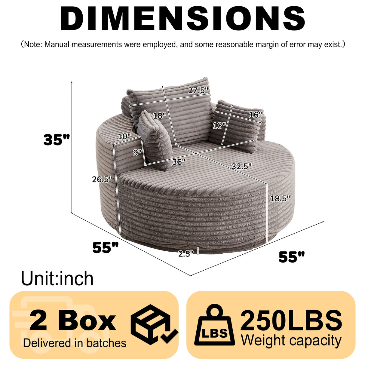 Single Sofa, Sleeper Chair For Living Room
