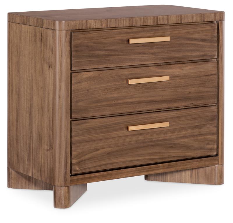 Eleana Three Drawer Nightstand - 7252-90016-85