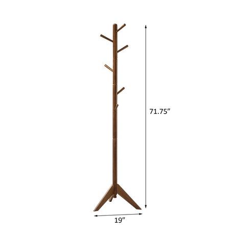 6 Hook Coat Rack With Rotating Top