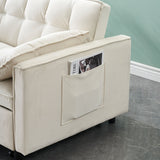 Sofa Bed With Pockets, 3 In 1 Convertible For Living Room