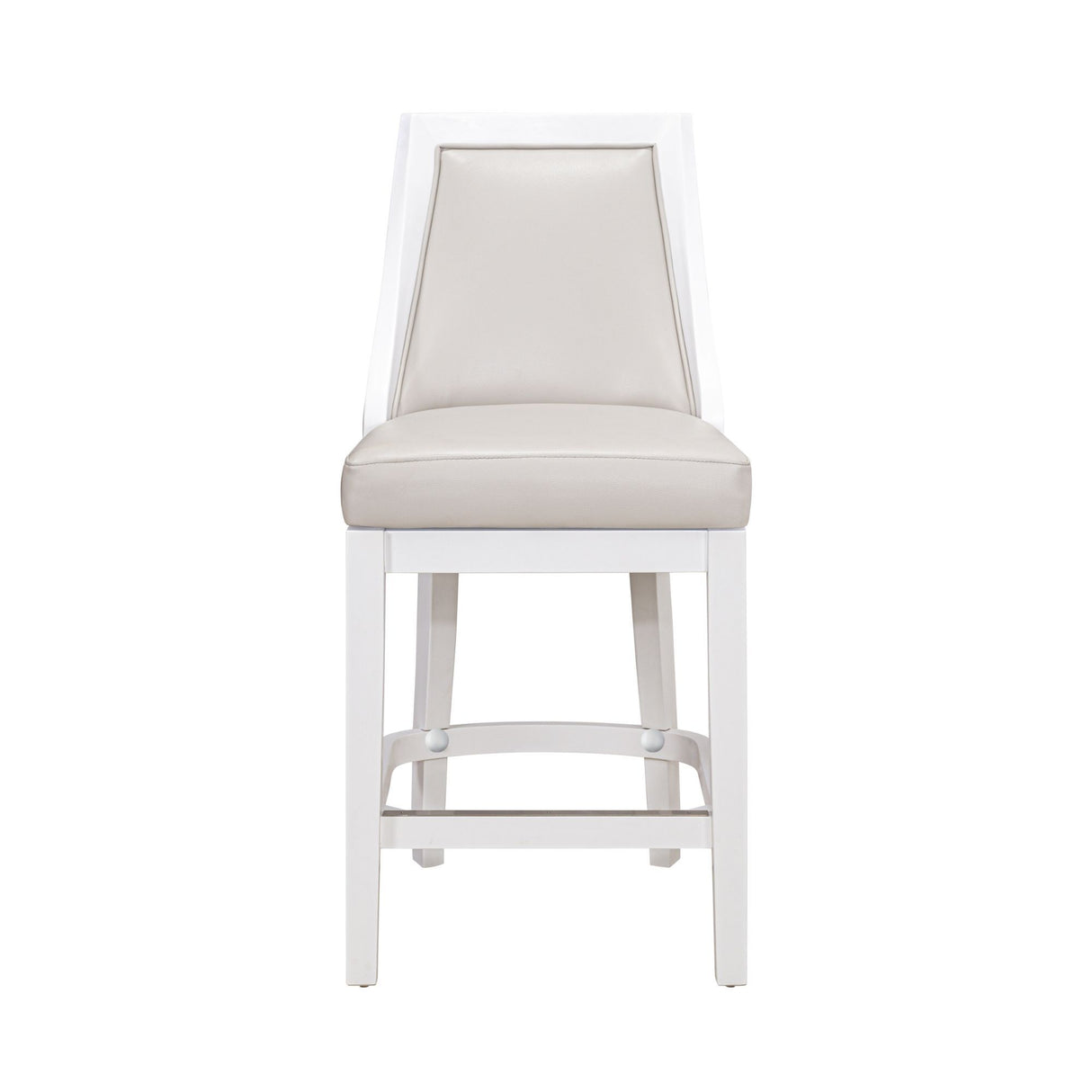 Modern Swivel Stool With Tall Back