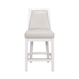 Modern Swivel Stool With Tall Back