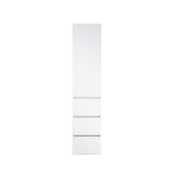 Elise - Slim Modular Closet Cabinet With Drawers - White