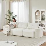 3 Seater With Thickened Armrests Sofa For Living Room