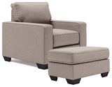 Greaves Chair and Ottoman - 55104U4