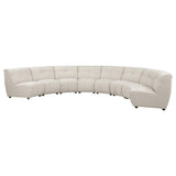 Charlotte 8-piece Upholstered Modular Sectional Sofa Ivory - 551300