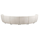 Charlotte 8-piece Upholstered Modular Sectional Sofa Ivory - 551300