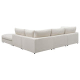 Serene 5-piece Upholstered Modular Sectional Sofa Beige - 551321-SETC