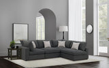 Serene 4-piece Upholstered Modular Sectional Sofa Charcoal - 551324-SETA