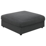 Serene 6-piece Upholstered Modular Sectional Sofa Charcoal - 551324-SET