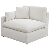 Hobson 4-piece Upholstered Modular Sectional Sofa Ivory - 551451-SETB