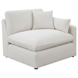 Hobson 4-piece Upholstered Modular Sectional Sofa Ivory - 551451-SETB