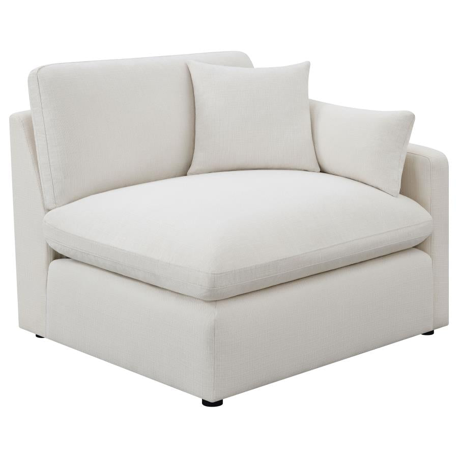 Hobson 6-piece Upholstered Modular Sectional Sofa Ivory - 551451-SET
