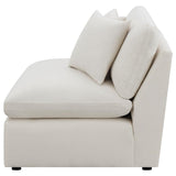 Hobson Upholstered Armless Chair Ivory - 551451