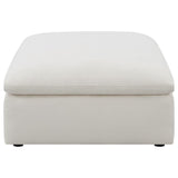 Hobson Square Upholstered Ottoman Ivory - 551453