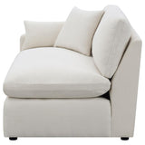 Hobson Upholstered LAF Chair Ivory - 551454LAF