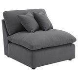 Hobson 5-piece Upholstered Modular Sectional Sofa Charcoal - 551455-SETA