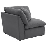 Hobson Upholstered Corner Charcoal - 551456