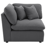 Hobson Upholstered Corner Charcoal - 551456