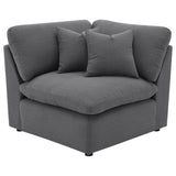 Hobson Upholstered Corner Charcoal - 551456