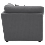 Hobson Upholstered Corner Charcoal - 551456