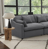 Hobson Upholstered LAF Chair Charcoal - 551458LAF