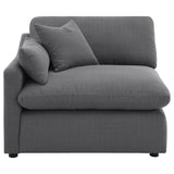 Hobson Upholstered LAF Chair Charcoal - 551458LAF