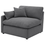 Hobson Upholstered LAF Chair Charcoal - 551458LAF