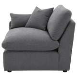 Hobson Upholstered LAF Chair Charcoal - 551458LAF
