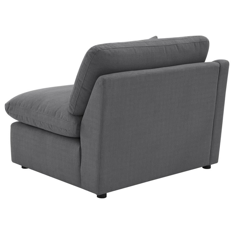 Hobson Upholstered LAF Chair Charcoal - 551458LAF