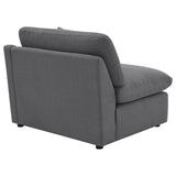 Hobson Upholstered RAF Chair Charcoal - 551458RAF