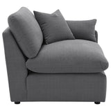 Hobson Upholstered RAF Chair Charcoal - 551458RAF
