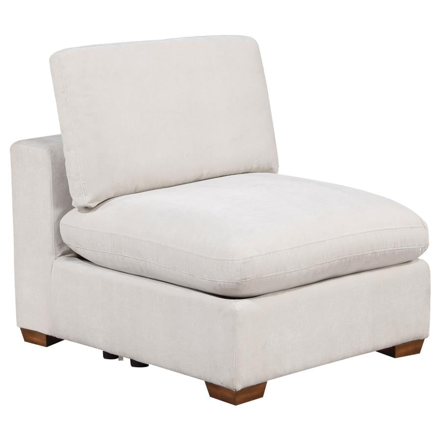Lakeview 5-piece Upholstered Modular Sectional Sofa Ivory - 551461-SETB