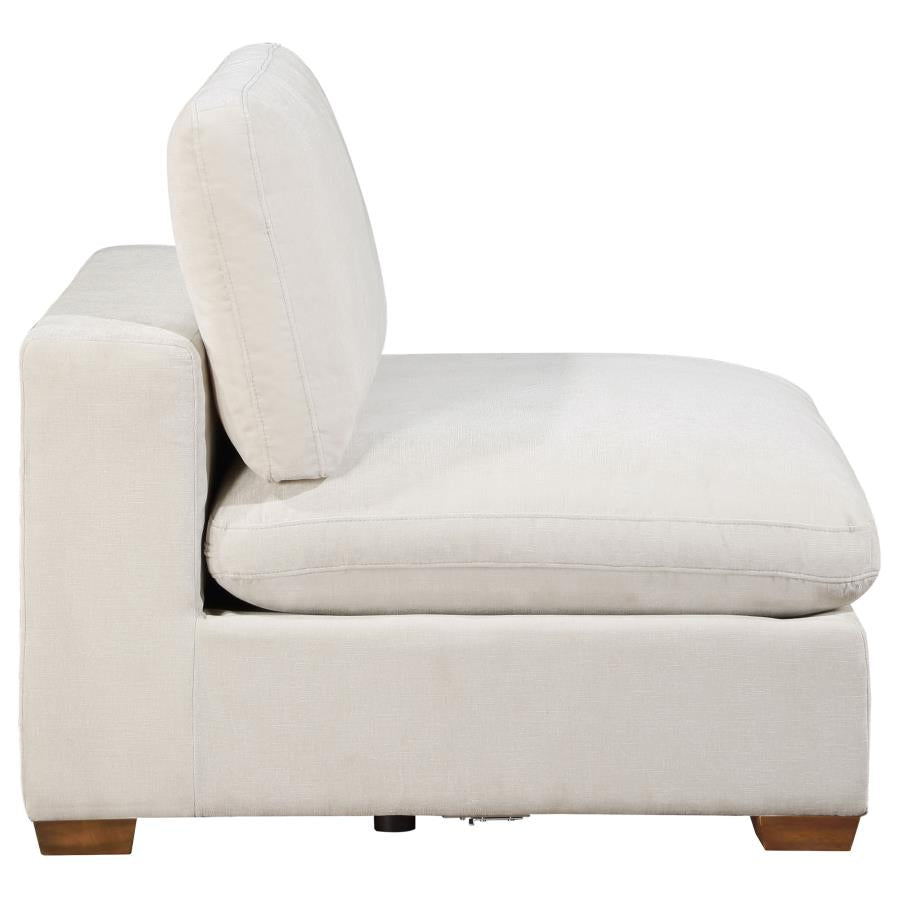 Lakeview 5-piece Upholstered Modular Sectional Sofa Ivory - 551461-SETB