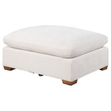 Lakeview Rectangular Upholstered Ottoman Ivory - 551463