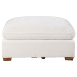 Lakeview Rectangular Upholstered Ottoman Ivory - 551463