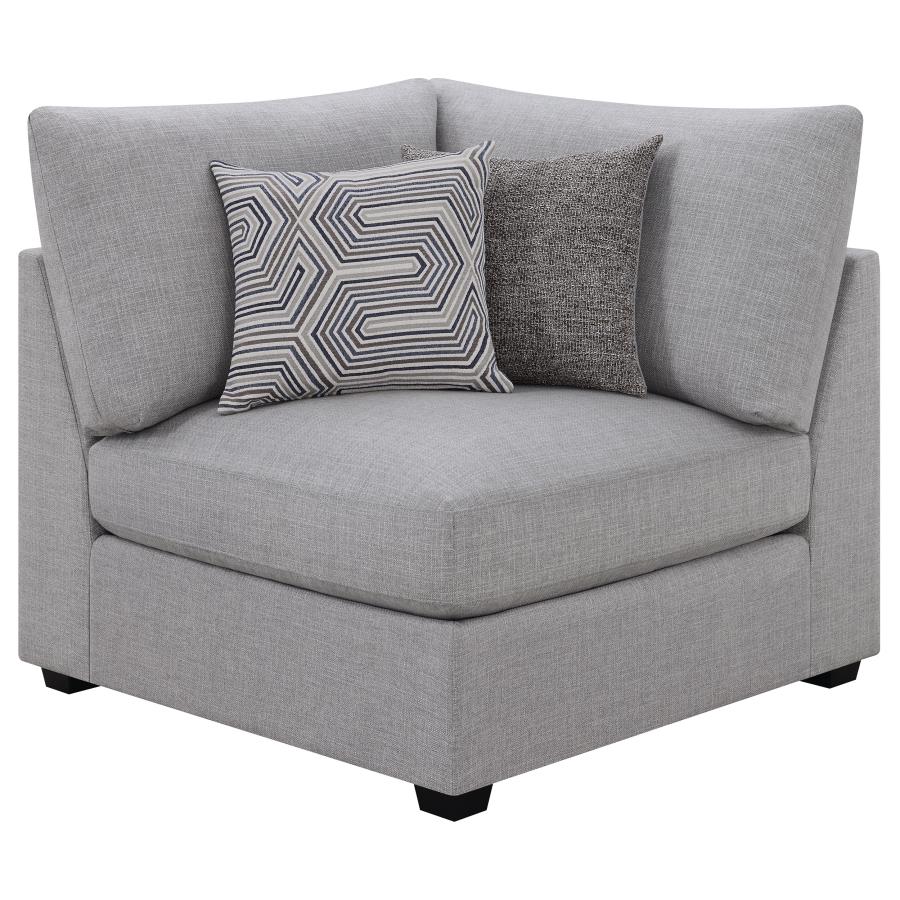 Cambria 4-piece Upholstered Modular Sectional Sofa Grey - 551511-S4A