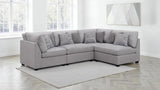 Cambria 4-piece Upholstered Modular Sectional Sofa Grey - 551511-S4B