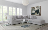 Cambria 5-piece Upholstered Modular Sectional Sofa Grey - 551511-S5B