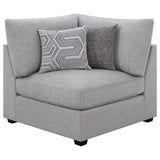 Cambria 6-piece Upholstered Modular Sectional Sofa Grey - 551511-S6A