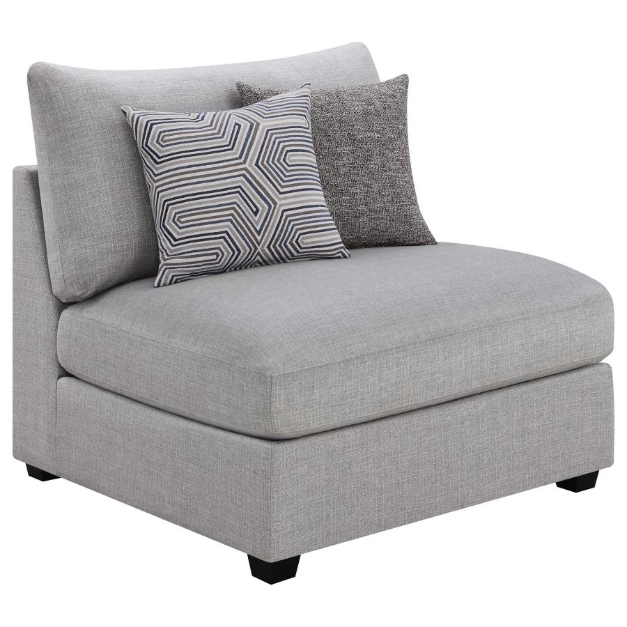 Cambria 6-piece Upholstered Modular Sectional Sofa Grey - 551511-S6B