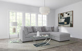 Cambria Upholstered Armless Chair Grey - 551511