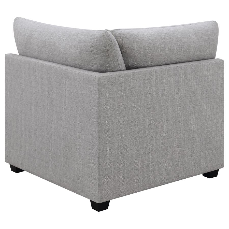 Cambria Upholstered Corner Grey - 551512