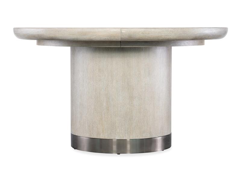 Modern Mood Round Dining Table with 1-18in Leaf - 6850-75201-80